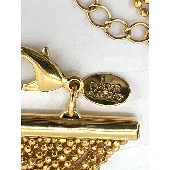 Joan Rivers Multi-Strand Necklace 20+3" Vintage Statement Sparkling Tiny Beads - Picture 8 of 10
